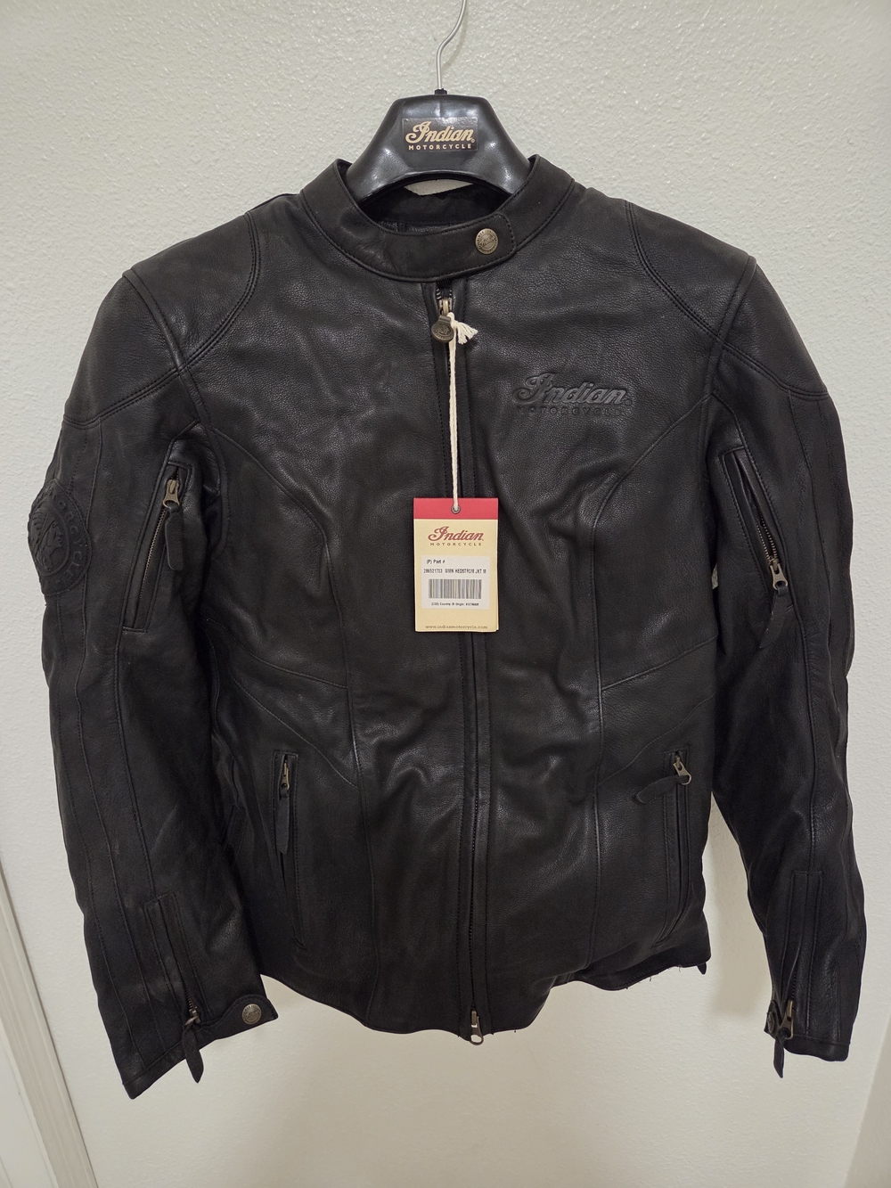 Women's Black Leather Riding Jacket